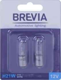 Автолампа Brevia H21W BAY9s 21 W прозора 12329B2
