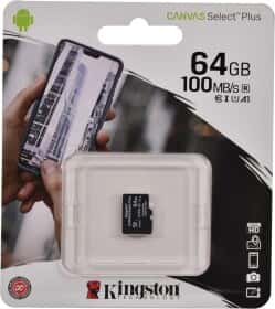 Карта пам’яті Kingston Canvas Select Plus microSDXC 64 ГБ