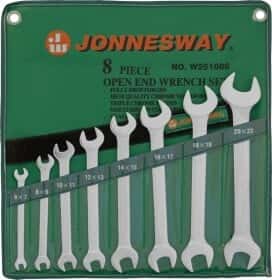 Набор ключей рожковых Jonnesway w25108s 6-22 мм 8 шт