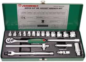 Набор торцевых головок и комплектующих Jonnesway s04h3120s 3/8" (20 пр.)
