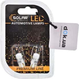 Автолампа Solar Premium Line T10 W2,1x9,5d біла SL1340