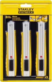 Набір ножів монтажних Stanley Fat Max FMHT10421-0 сегментоване лезо 3 шт.