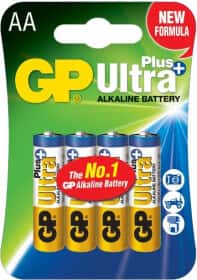 Батарейка GP Ultra Plus Alkaline 24AUPHM-2UE4 AAA (мизинчиковая) 1,5 V 4 шт