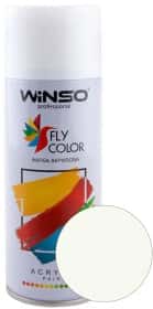 Аэрозольная краска Winso Fly Color белая RAL 9010 глянцевая 450 мл