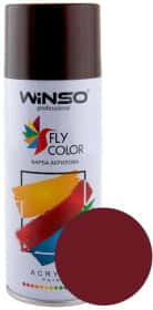 Аерозольна фарба Winso Fly Color винно-червона RAL 3005 глянсова 450 мл