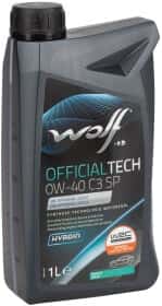 Моторное масло Wolf Officialtech C3 SP 0W-40 синтетическое