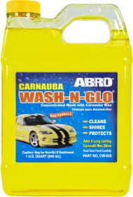 Автошампунь-поліроль концентрат ABRO Wash-N-Glo з воском