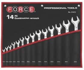 Набор ключей рожково-накидных Force 5141C 10-32 мм 14 шт