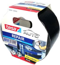 Ізоляційна стрічка Tesa DUCTTAPETS50 чорна поліетиленова 50 мм x 10 м