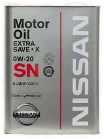 Моторное масло Nissan Extra Save-X 0W-20 полусинтетическое