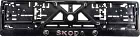 Рамка номерного знака Vitol UKR17 цвет черный на Skoda