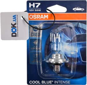 Автолампа Osram Cool Blue Intense H7 PX26d 55 W світло-блакитна 64210CBI01B