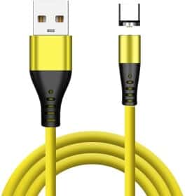 Кабель 3 в 1 XoKo USB - Apple Lightning - type-C - Micro USB SC-400MGNT-YL 1 м