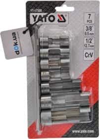 Набір торцевих головок Yato YT-17508 1/2", 3/8" (7 пр.)