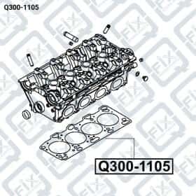 Прокладка ГБЦ Q-Fix q3001105