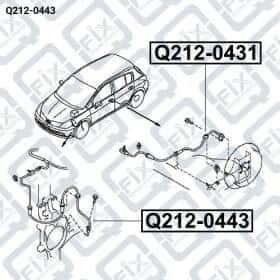 Датчик ABS Q-Fix q2120443