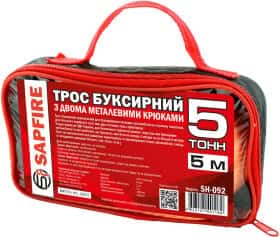 Трос буксирувальний Sapfire 401189 стрічка 5 т 5 м