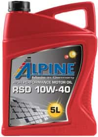 Моторное масло Alpine RSD 10W-40 полусинтетическое Моторное масло Alpine RSD 10W-40 полусинтетическое