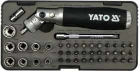 Отвертка реверсивная с набором бит Yato YT-2806
