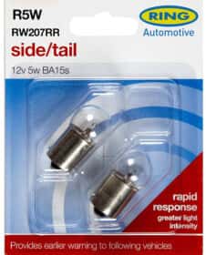 Автолампа Ring R5W BA15s 5 W прозора rw207rr