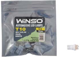 Автолампа Winso T10 W2,1x9,5d біла 127660
