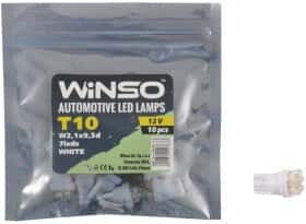 Автолампа Winso T10 W2,1x9,5d 127670