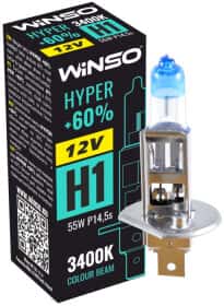 Автолампа Winso H1 P14,5s 55 W синя 712120