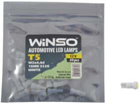 Автолампа Winso T5 W2x4,6d 127410