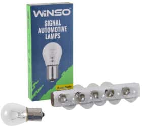 Автолампа Winso P21W BA15s 21 W прозора 725100