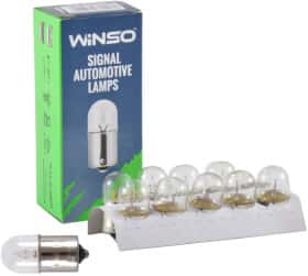 Автолампа Winso R10W BA15s 10 W прозрачная 725160