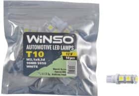 Автолампа Winso T10 W2,1x9,5d 127380