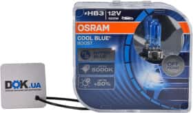 Автолампа Osram Cool Blue Boost HB3 P20d 85 W 90 W 100 W светло-голубая 69005cbbhcb