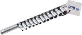 Набор торцевых головок Toptul GAAQ0801U-12 1/4" (12 пр.)