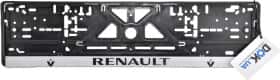 Рамка номерного знака Vitol 18425 цвет черный на Renault