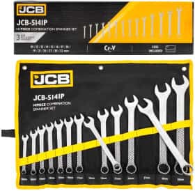 Набор ключей рожково-накидных JCB JCB-5141P 10-32 мм 14 шт
