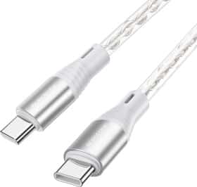 Кабель Borofone BX96 Crystal Silicone BX96CCG type-C - type-C 1 м