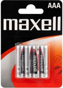 Батарейка Maxell 4902580154035 AAA (мізинчикова) 1,5 V 4 шт