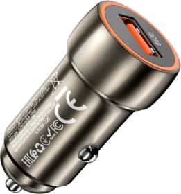 USB зарядка в авто Hoco Z46 Blue shield 6931474770271