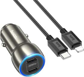 USB зарядка в авто Hoco Z48 Tough 6931474795014