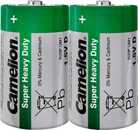Батарейка Camelion Super Heavy Duty 10100220 D 1,5 V 2 шт