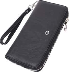 Клатч ST Leather 22562 без логотипа авто черный