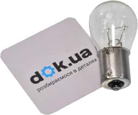 Автолампа Дорожная Карта P21W BA15s прозрачная DK12V21WBA15S