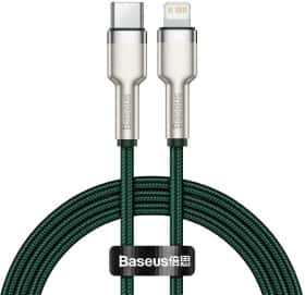 Кабель Baseus Cafule Metal CATLJK-A06 Apple Lightning - type-C 1 м