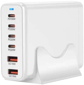 Сетевое зарядное устройство WUW GaN C214 200 Вт