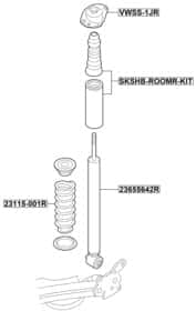 Пружина підвіски Febest 23115001r