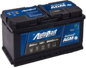 Аккумулятор AutoParts 6 CT-80-R Galaxy AGM ARL080-AGM