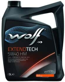 Моторна олива Wolf Extendtech HM 5W-40 синтетична