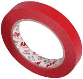 Малярный скотч App Red Tape 070252 на бумажной основе 18 мм x 45 м