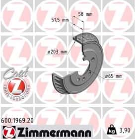 Тормозной барабан Zimmermann 600196920