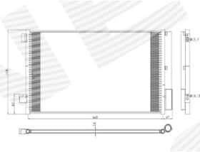 Радіатор кондиціонера Signeda rc30045